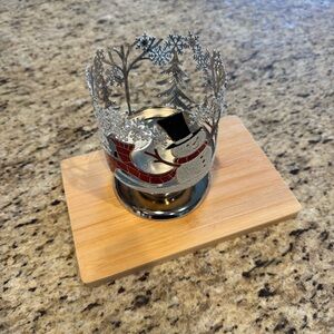 Bath & Body Works Snowman Candle Holder